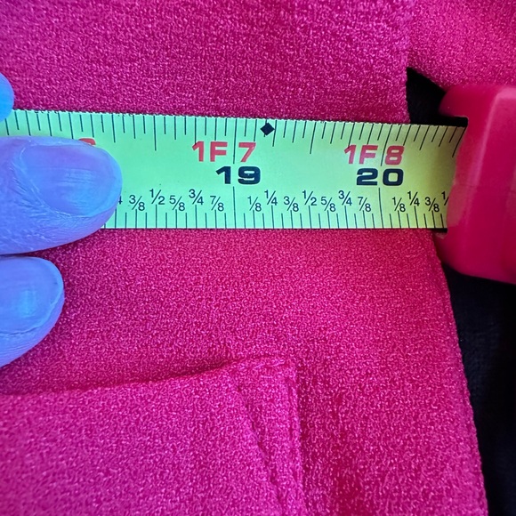 Rachel Parcell Barbados Red Midi Short Sleeves Button Down. Tie In Front Sz M. - Picture 16 of 16